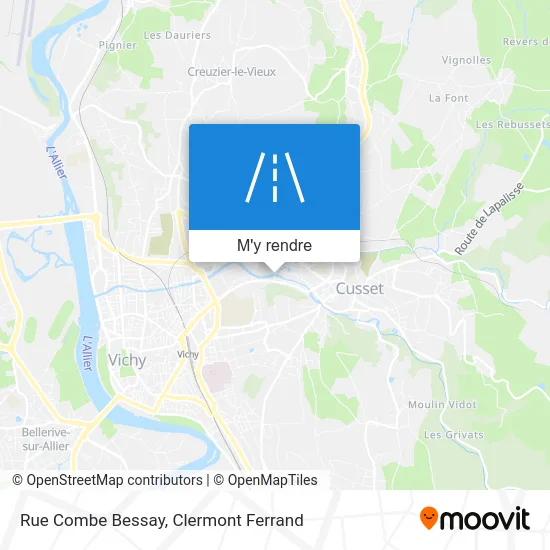 Rue Combe Bessay plan