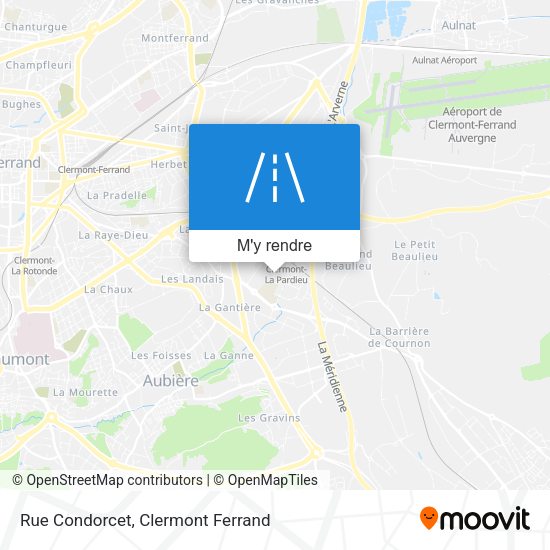 Rue Condorcet plan
