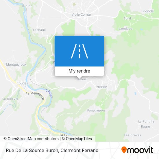 Rue De La Source Buron plan