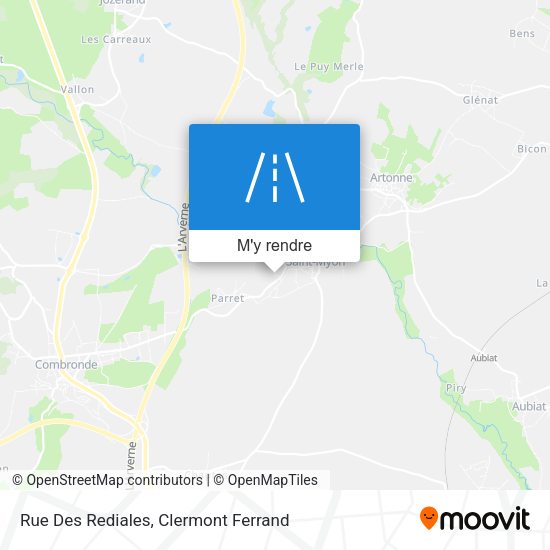 Rue Des Rediales plan