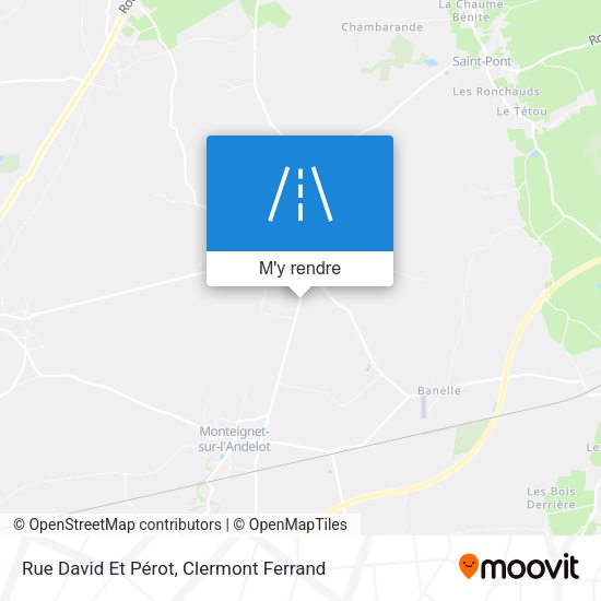 Rue David Et Pérot plan
