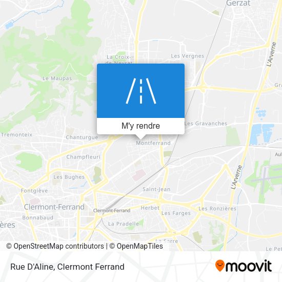 Rue D'Aline plan