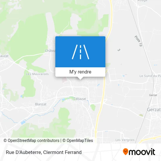 Rue D'Aubeterre plan