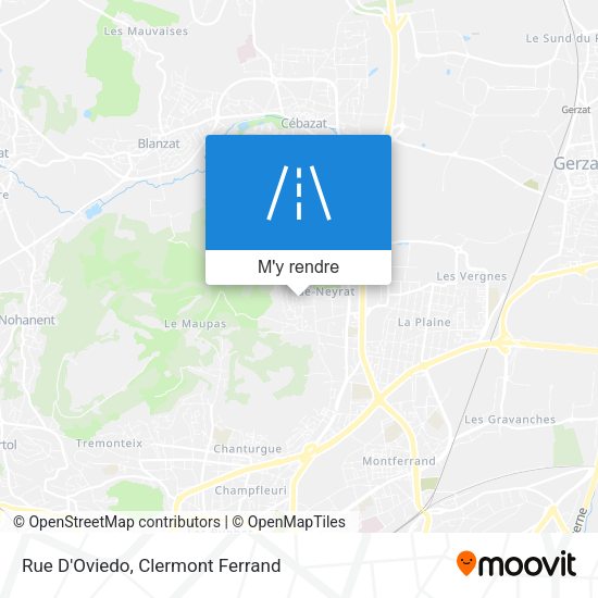 Rue D'Oviedo plan