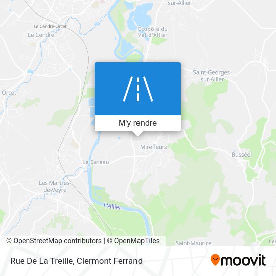Rue De La Treille plan
