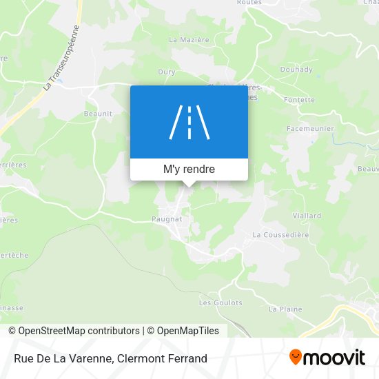 Rue De La Varenne plan