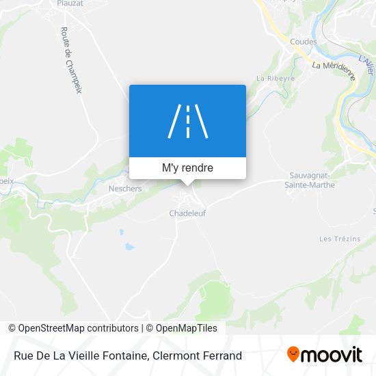 Rue De La Vieille Fontaine plan