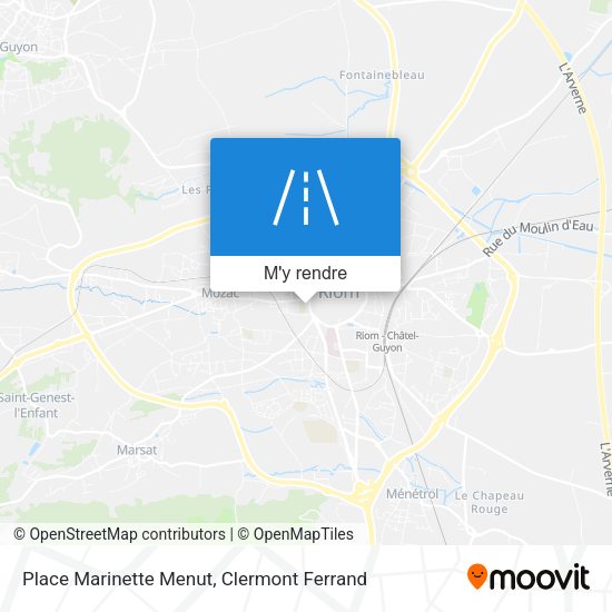 Place Marinette Menut plan