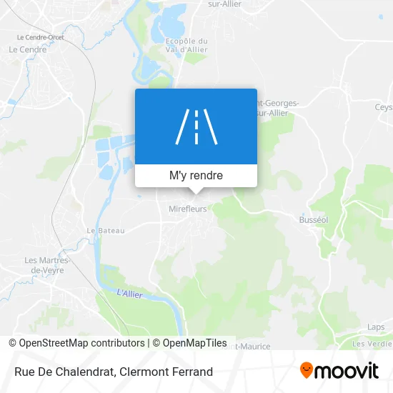 Rue De Chalendrat plan