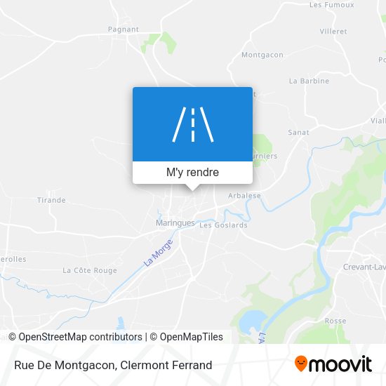 Rue De Montgacon plan