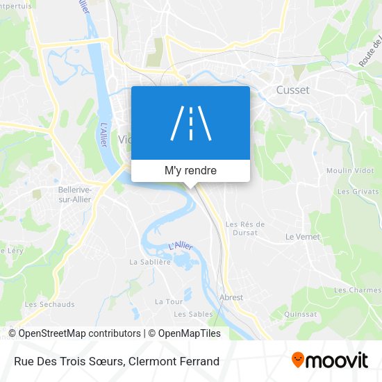 Rue Des Trois Sœurs plan