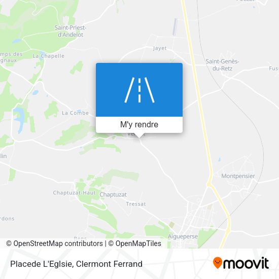 Placede L'Eglsie plan