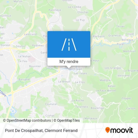 Pont De Crospailhat plan