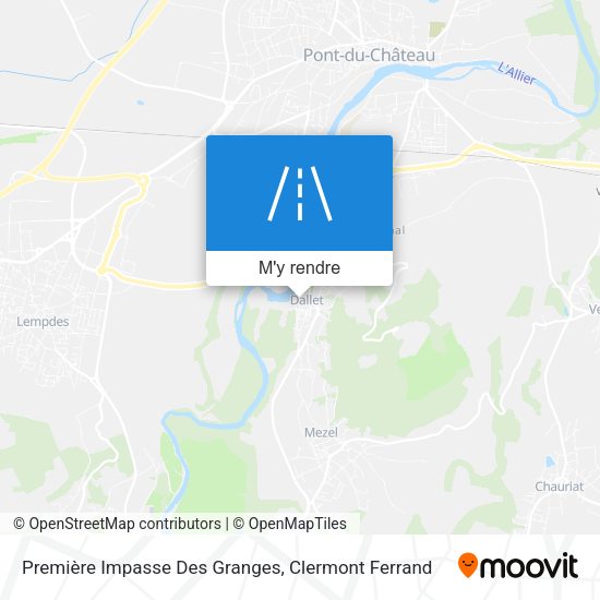 Première Impasse Des Granges plan