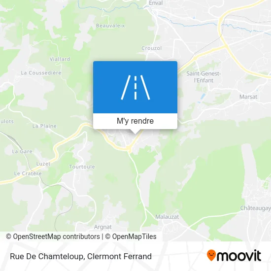 Rue De Chamteloup plan