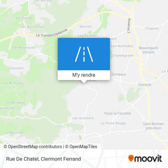 Rue De Chatel plan