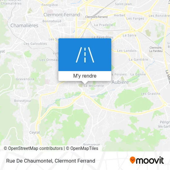 Rue De Chaumontel plan