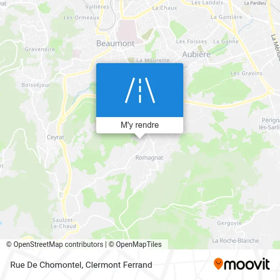 Rue De Chomontel plan