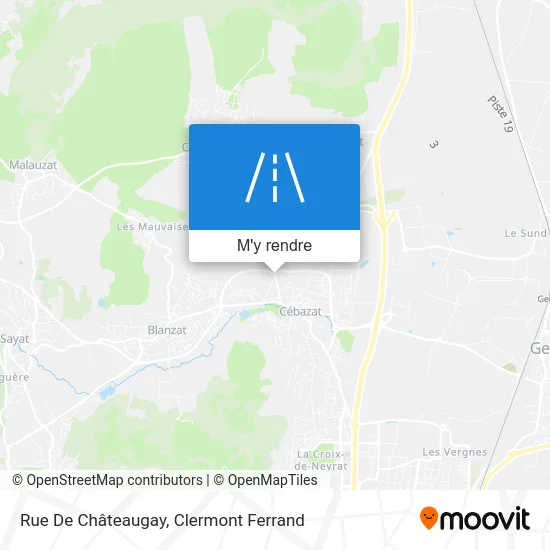 Rue De Châteaugay plan