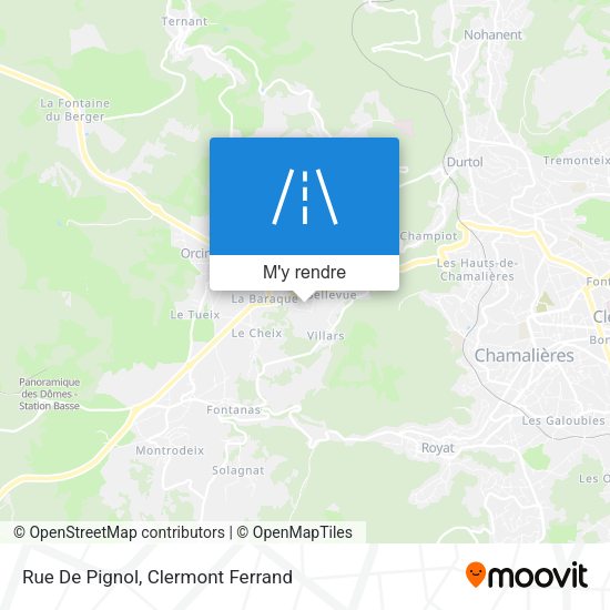 Rue De Pignol plan