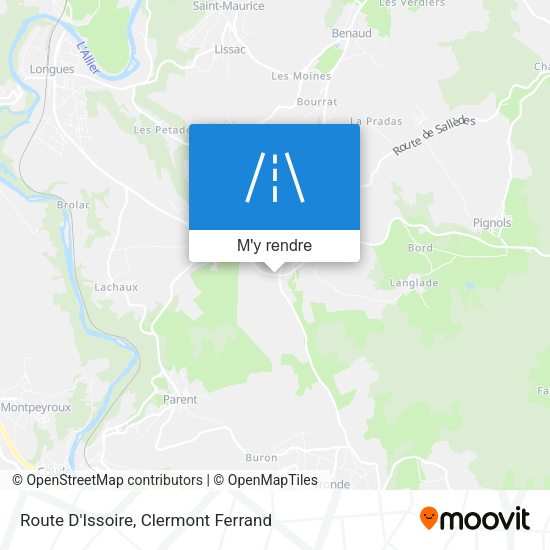 Route D'Issoire plan