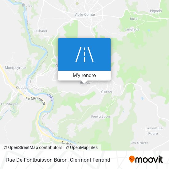 Rue De Fontbuisson Buron plan