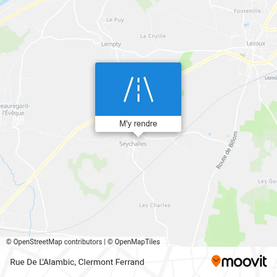 Rue De L'Alambic plan