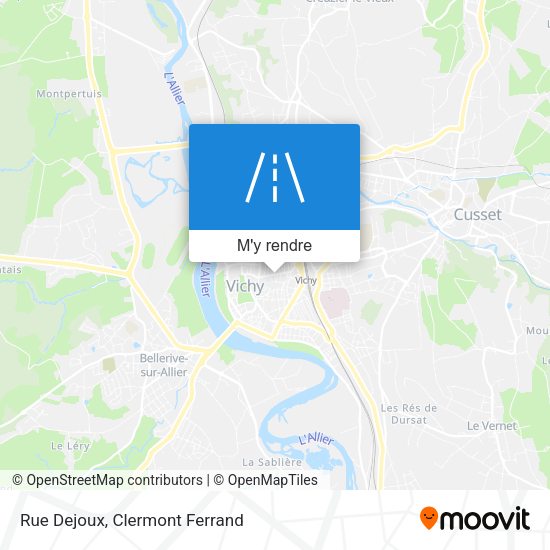 Rue Dejoux plan