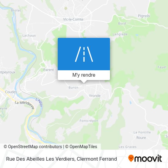 Rue Des Abeilles Les Verdiers plan
