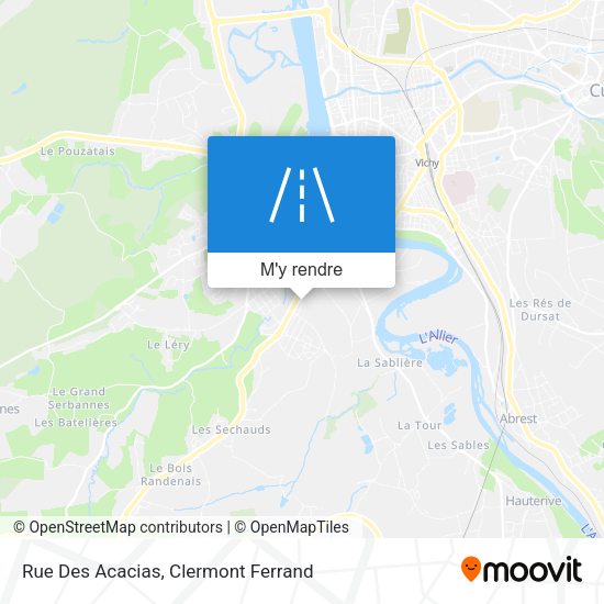 Rue Des Acacias plan