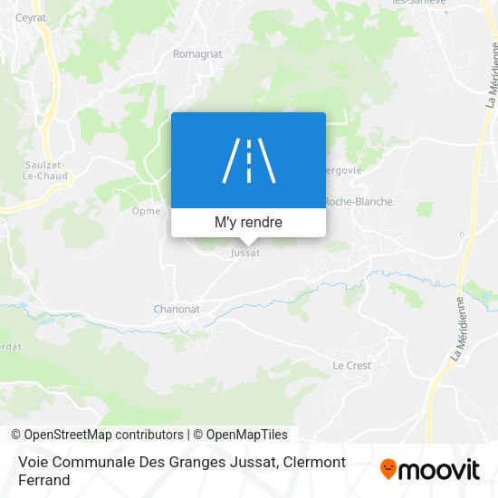 Voie Communale Des Granges Jussat plan