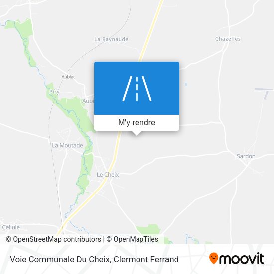 Voie Communale Du Cheix plan