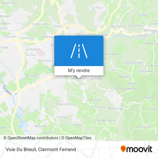 Voie Du Breuil plan