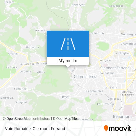 Voie Romaine plan