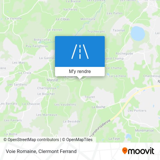 Voie Romaine plan