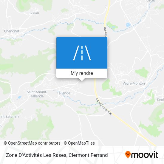 Zone D'Activités Les Rases plan