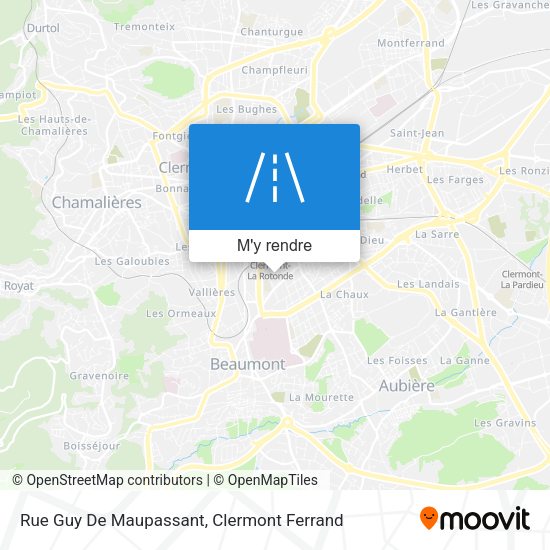 Rue Guy De Maupassant plan