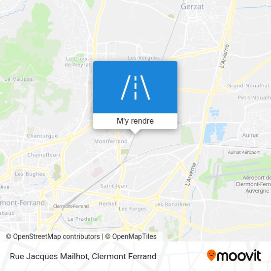 Rue Jacques Mailhot plan