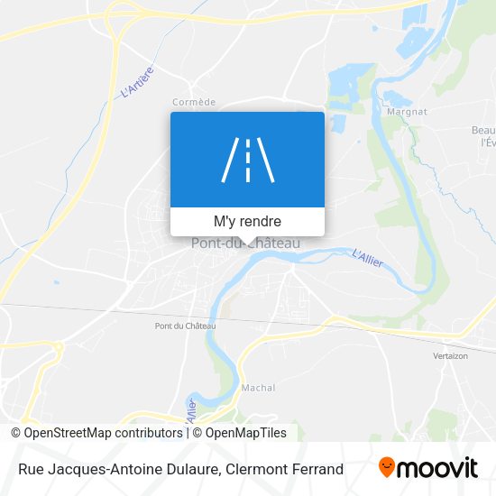 Rue Jacques-Antoine Dulaure plan