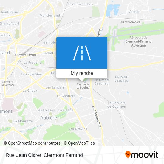 Rue Jean Claret plan