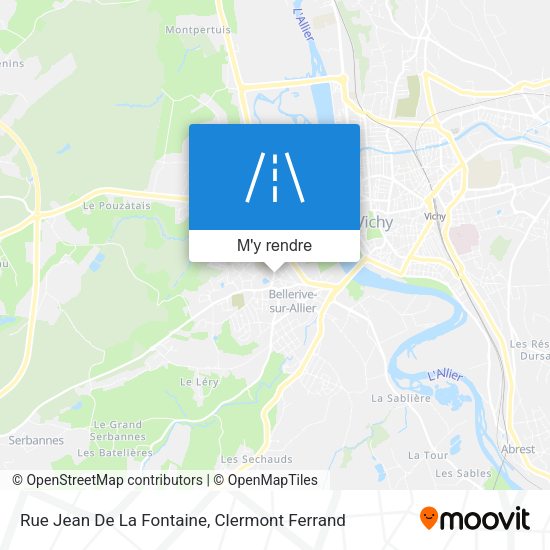 Rue Jean De La Fontaine plan