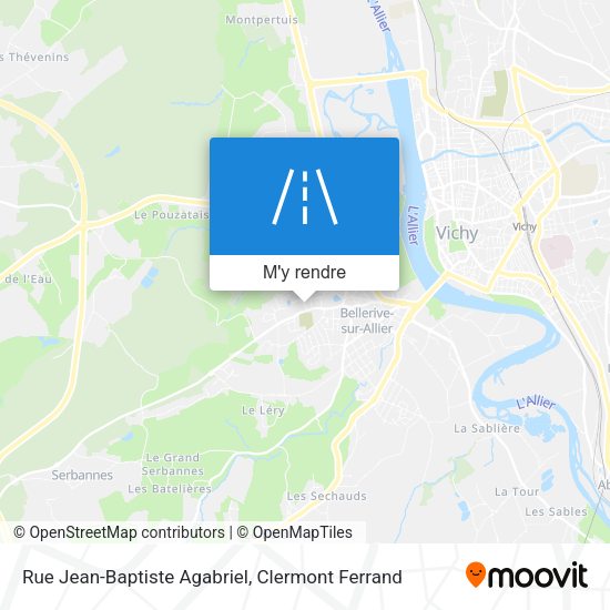 Rue Jean-Baptiste Agabriel plan
