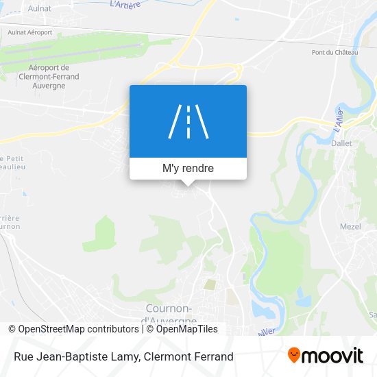 Rue Jean-Baptiste Lamy plan