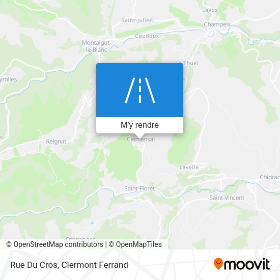 Rue Du Cros plan