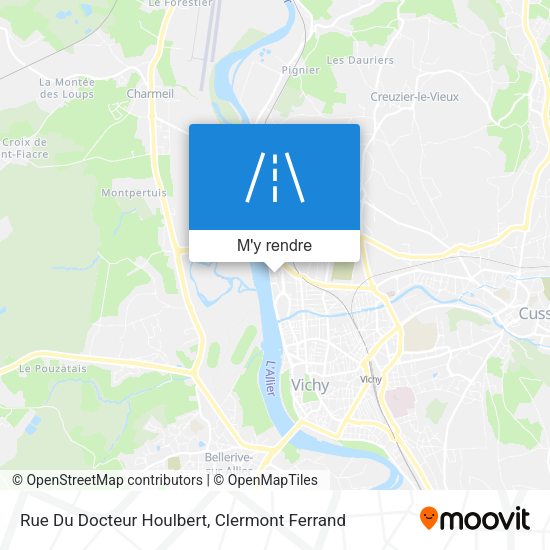 Rue Du Docteur Houlbert plan