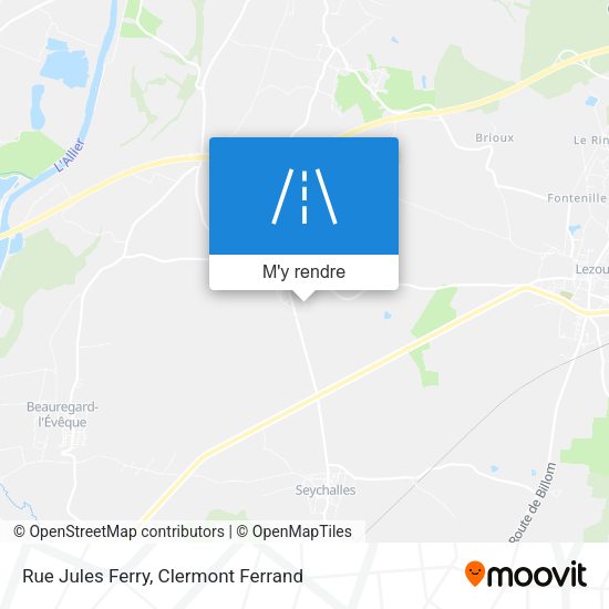 Rue Jules Ferry plan