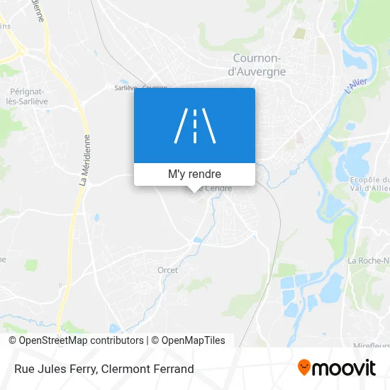 Rue Jules Ferry plan