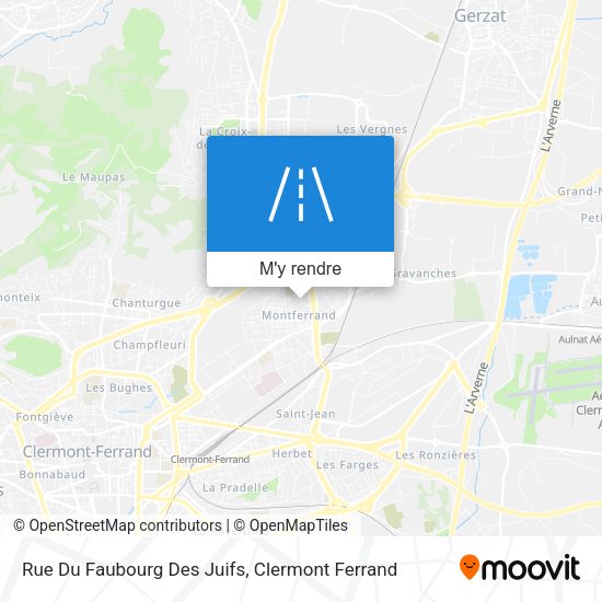 Rue Du Faubourg Des Juifs plan