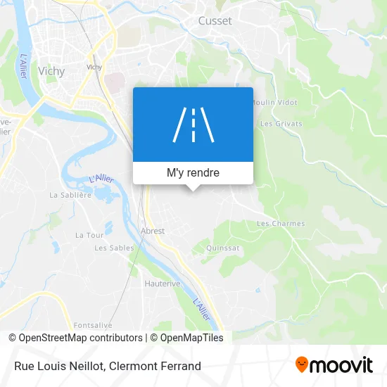 Rue Louis Neillot plan