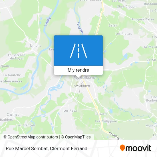 Rue Marcel Sembat plan